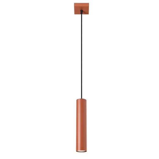 Czerwona pojedyńcza lampa sufitowa - 6X M057 P0-G78 ze sklepu Edinos.pl w kategorii Lampy sufitowe - zdjęcie 178576763