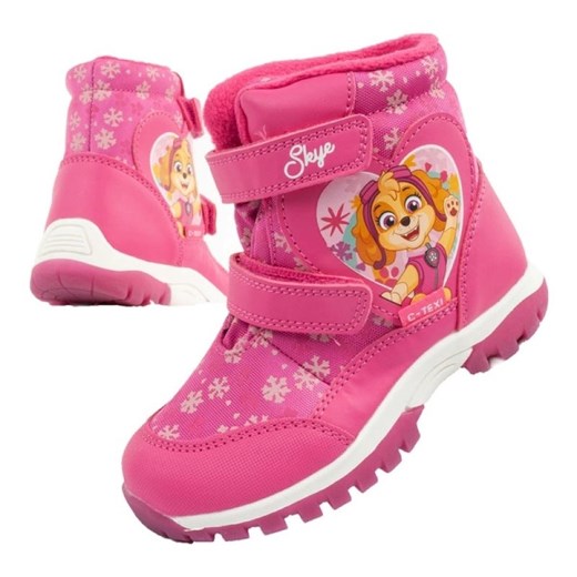 Buty, śniegowce Cerda PW009837 Motyw Psi Patrol różowe ze sklepu ButyModne.pl w kategorii Buty zimowe dziecięce - zdjęcie 178578010