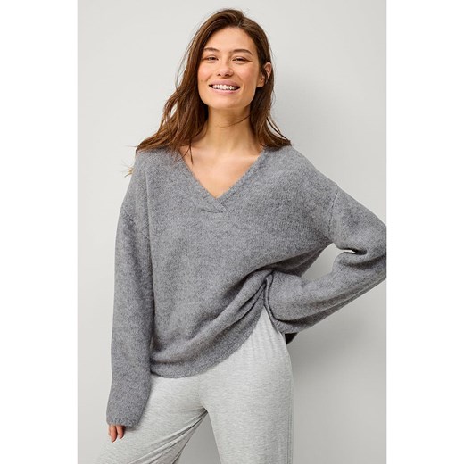 ellos Sweter "Jill" w kolorze szarym Ellos L okazja Limango Polska