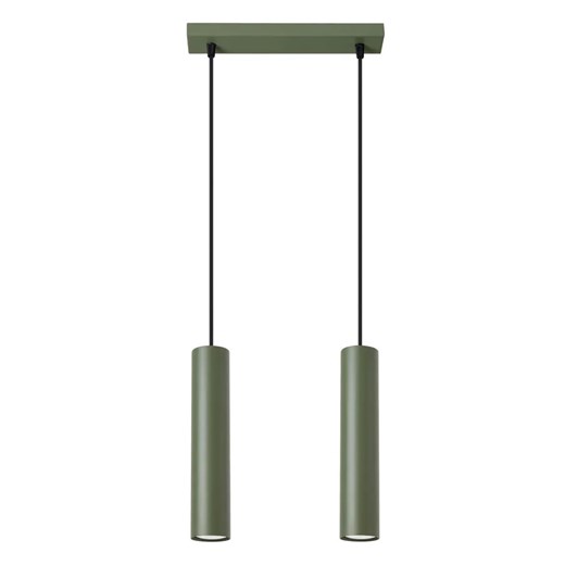 Podwójna oliwkowa lampa wisząca - M058-Maik ze sklepu Edinos.pl w kategorii Lampy sufitowe - zdjęcie 178579941