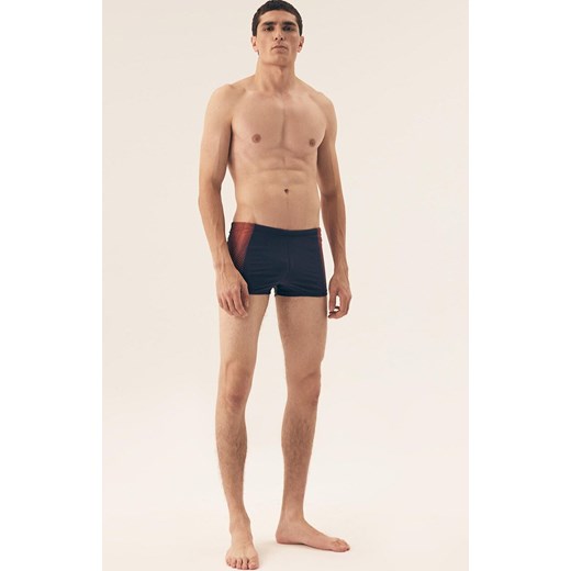 Henderson kąpielówki męskie Radon 42607-59X, Kolor granatowy-wzór, Rozmiar 2XL, Henderson L wyprzedaż Intymna