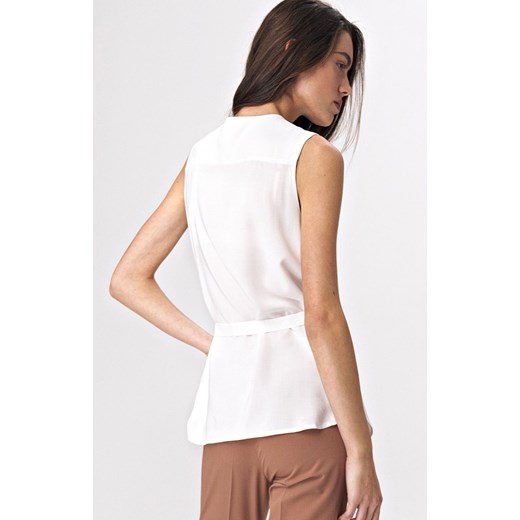 Bluzka B108E, Kolor ecru, Rozmiar 40, Nife ze sklepu Intymna w kategorii Bluzki damskie - zdjęcie 178580503