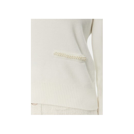 Morgan Sweter 251-MPERLA Biały Regular Fit Morgan S MODIVO