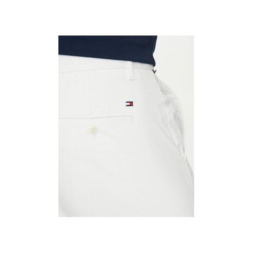 Tommy Hilfiger Chinosy Bleecker MW0MW26619 Biały Slim Fit Tommy Hilfiger 34_34 MODIVO