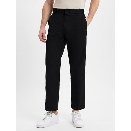 Dickies Męskie spodnie materiałowe - 874 Original Fit Mężczyźni czarny jednolity ze sklepu vangraaf w kategorii Spodnie męskie - zdjęcie 178582702