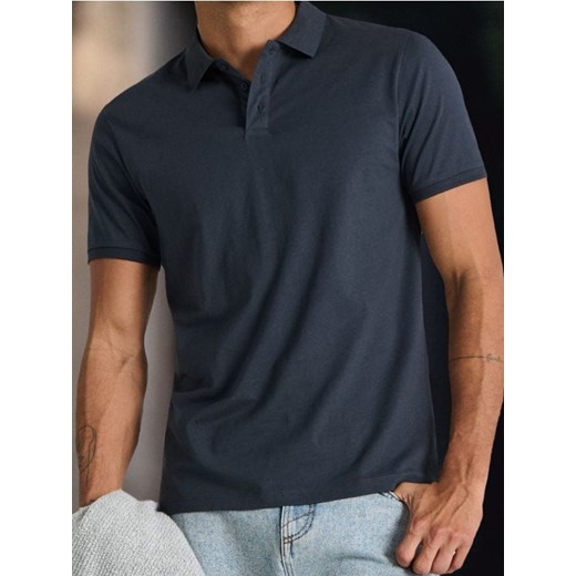 Sinsay - Koszulka polo - green spruce ze sklepu Sinsay w kategorii T-shirty męskie - zdjęcie 178585050