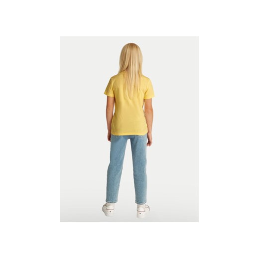 Tommy Hilfiger T-Shirt Essential KS0KS00397 S Żółty Regular Fit Tommy Hilfiger 7Y MODIVO