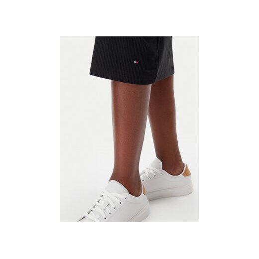 Sukienka Tommy Hilfiger bez rękawów z okrągłym dekoltem czarna 