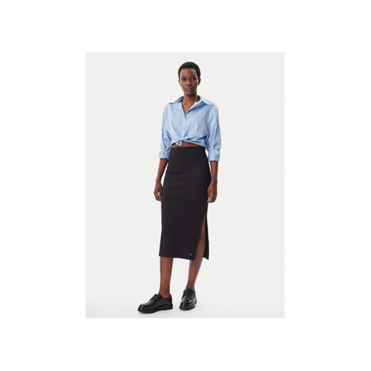 Spódnica czarna Calvin Klein midi 