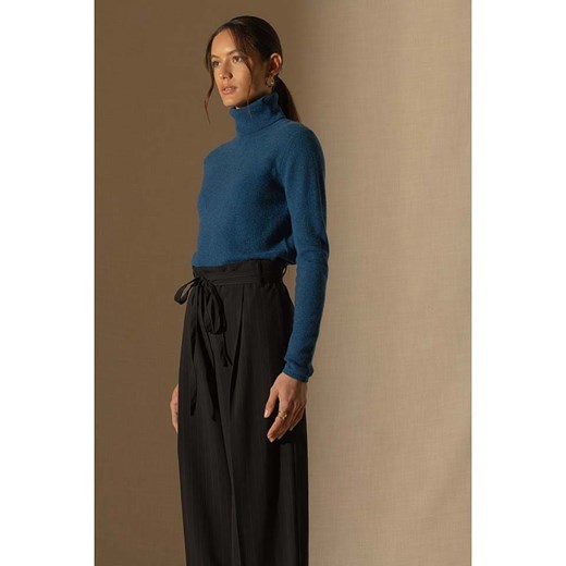 Perfect Cashmere Kaszmirowy golf &quot;Ashley&quot; w kolorze niebieskim ze sklepu Limango Polska w kategorii Swetry damskie - zdjęcie 178588844