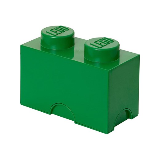 LEGO Pojemnik "Brick 2" w kolorze zielonym - 25 x 18 x 12,5 cm - id: 6458047 - marki Lego - 178589141 LEGO Pojemnik "Brick 2" w kolorze zielonym - 25 x 18 x 12,5 cm ze sklepu Limango Polska w kategorii Kosze i pudełka na zabawki - zdjęcie 178589141