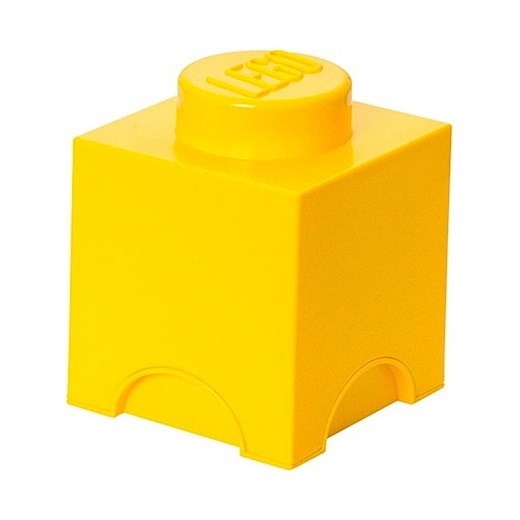 LEGO Pojemnik &quot;Brick 1&quot; w kolorze żółtym - 12,5 x 18 x 12,5 cm ze sklepu Limango Polska w kategorii Pojemniki kuchenne - zdjęcie 178589151