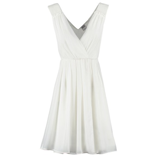 Vero Moda VMMILLE Sukienka koktajlowa snow white zalando szary abstrakcyjne wzory