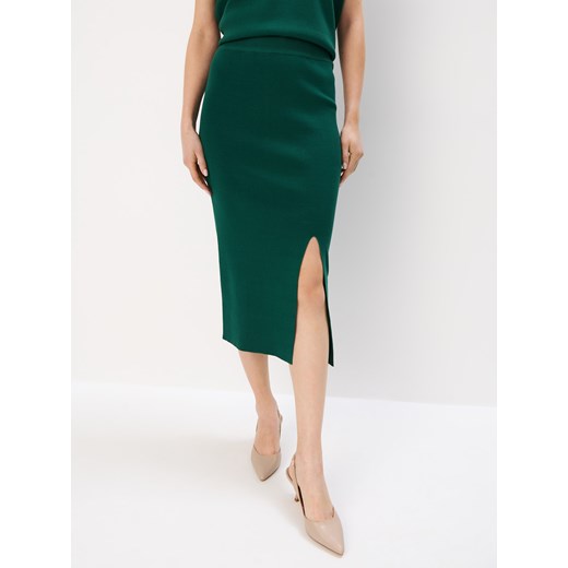 Spódnica zielona Mohito na wiosnę elegancka 