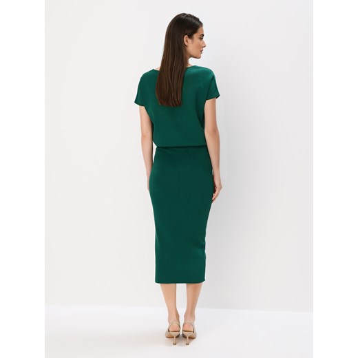 Zielona spódnica Mohito midi elegancka 