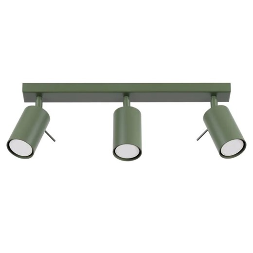 Zielona potrójna lampa sufitowa w loftowym stylu - M064 B6-L80 ze sklepu Edinos.pl w kategorii Lampy sufitowe - zdjęcie 178593322