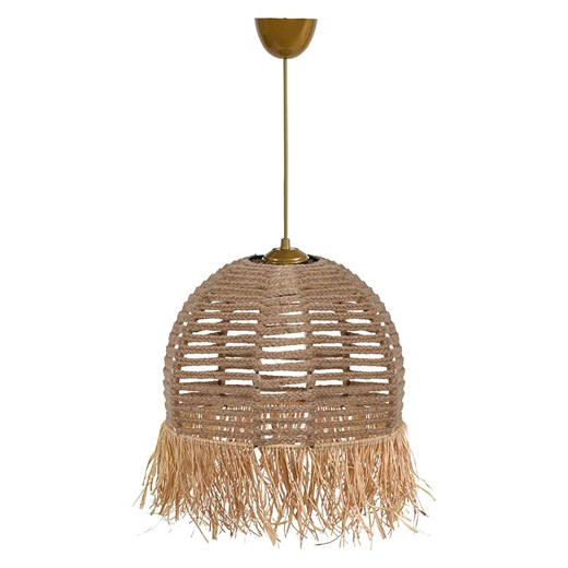 Opviq Lampa wisząca w kolorze jasnobrązowym - wys. 80 x Ø 30 cm Opviq onesize okazyjna cena Limango Polska