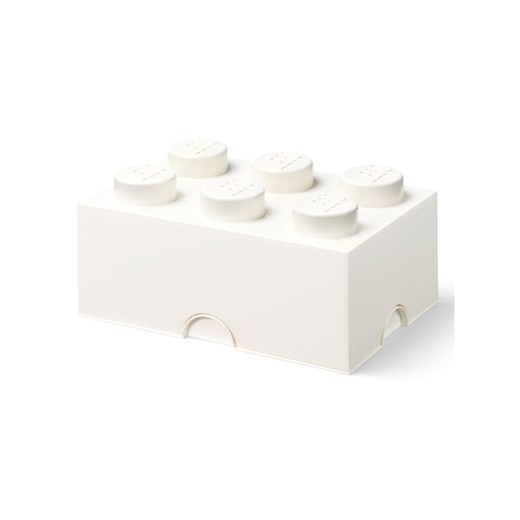 LEGO Pojemnik "Brick 6" w kolorze białym - 37,5 x 18 x 25 cm Lego onesize okazja Limango Polska