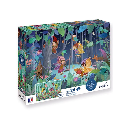 Calypto 48-częściowe puzzle &quot;Elves and fairies&quot; - 3+ ze sklepu Limango Polska w kategorii Puzzle - zdjęcie 178593981