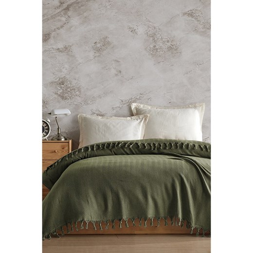 Elizabed Narzuta w kolorze khaki Elizabed 200x220 cm Limango Polska promocyjna cena