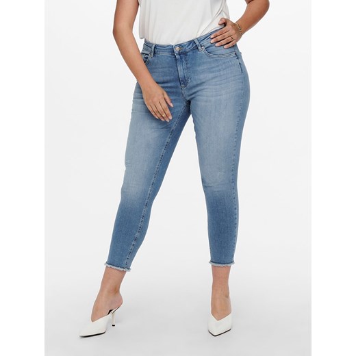 ONLY Carmakoma Dżinsy - Skinny fit - w kolorze błękitnym ze sklepu Limango Polska w kategorii Jeansy damskie - zdjęcie 178594410