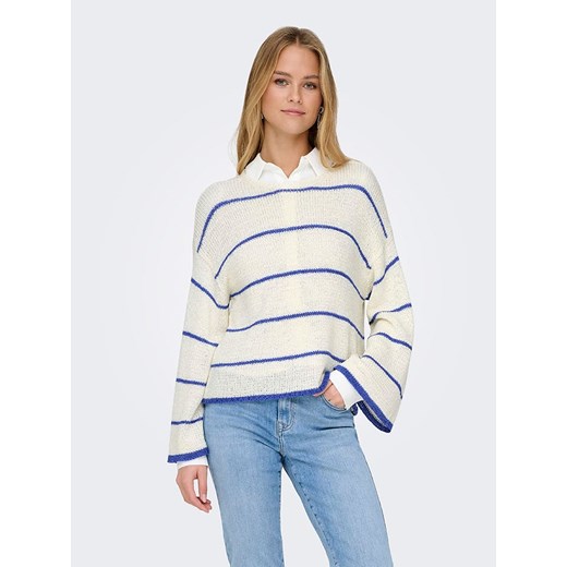 ONLY Sweter w kolorze białym ze sklepu Limango Polska w kategorii Swetry damskie - zdjęcie 178594584