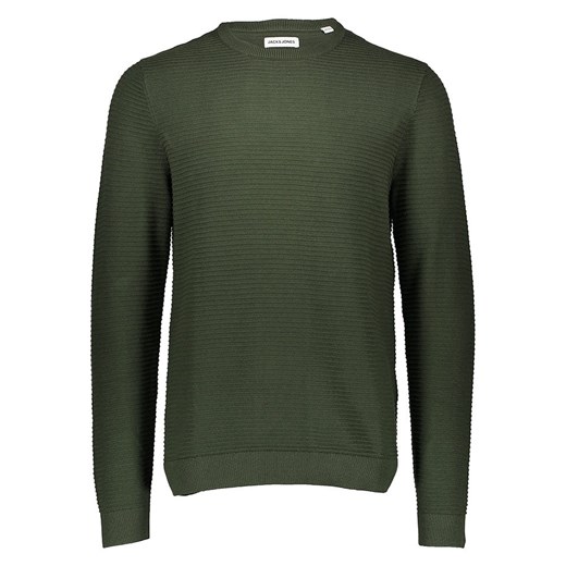 Jack &amp; Jones Sweter &quot;Otto&quot; w kolorze ciemnozielonym ze sklepu Limango Polska w kategorii Swetry męskie - zdjęcie 178595344