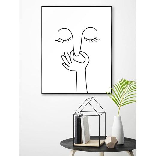 Orangewallz Druk artystyczny &quot;Smelly&quot; w ramce - 40 x 50 cm Orangewallz 40x50 cm okazja Limango Polska