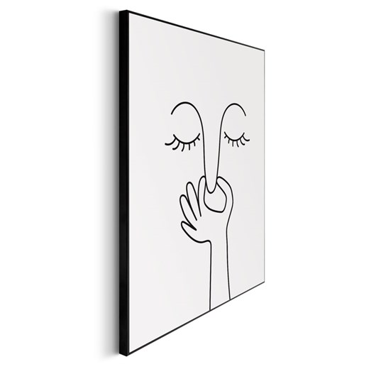 Orangewallz Druk artystyczny &quot;Smelly&quot; w ramce - 40 x 50 cm Orangewallz 40x50 cm Limango Polska wyprzedaż