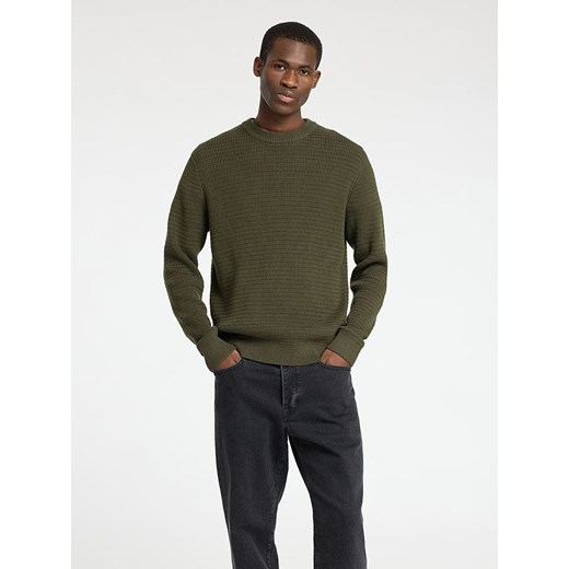 SELECTED HOMME Sweter &quot;Theo&quot; w kolorze khaki Selected Homme XL Limango Polska okazja