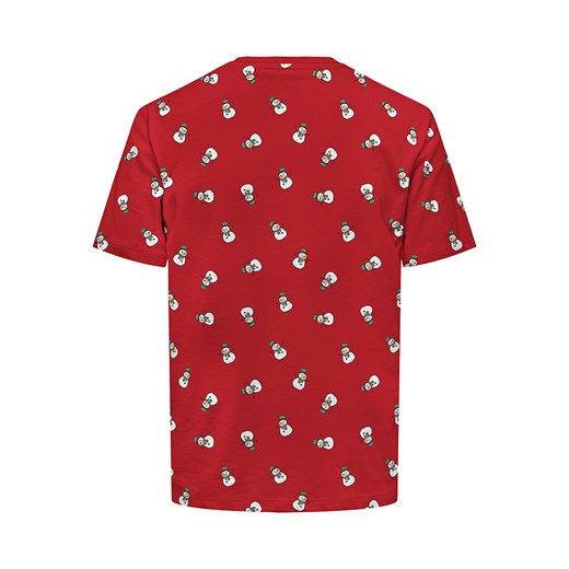 ONLY &amp; SONS Koszulka &quot;Klaus&quot; w kolorze czerwonym Only & Sons S wyprzedaż Limango Polska