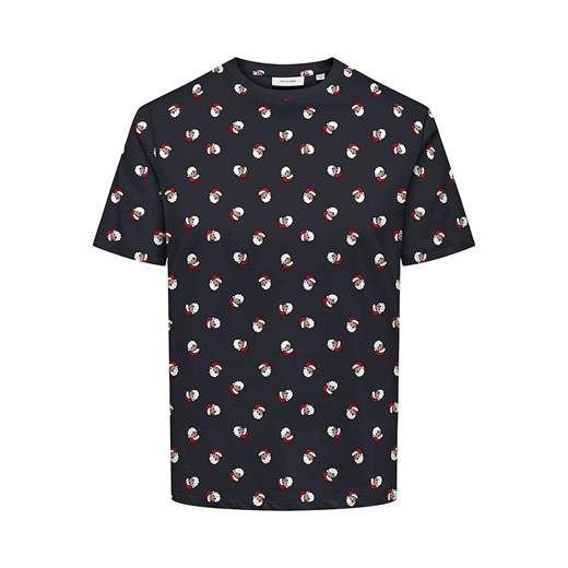 ONLY &amp; SONS Koszulka &quot;Klaus&quot; w kolorze granatowym ze sklepu Limango Polska w kategorii T-shirty męskie - zdjęcie 178595633