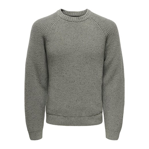 ONLY &amp; SONS Sweter &quot;Litus&quot; w kolorze szarym ze sklepu Limango Polska w kategorii Swetry męskie - zdjęcie 178595690