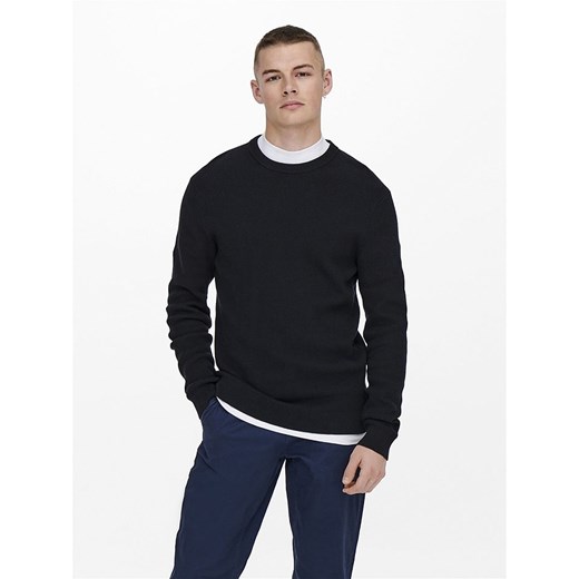 ONLY &amp; SONS Sweter "Phil" w kolorze czarnym Only & Sons L okazja Limango Polska
