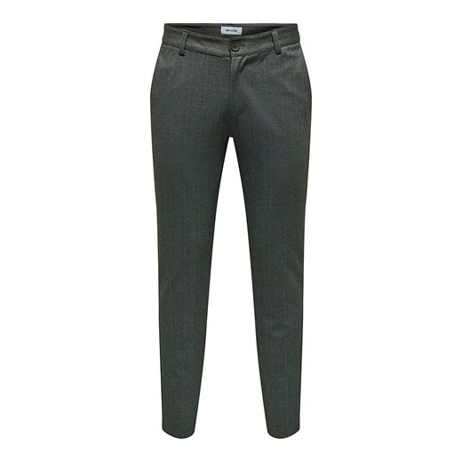 ONLY &amp; SONS Spodnie chino &quot;Mark&quot; w kolorze ciemnozielonym ze sklepu Limango Polska w kategorii Spodnie męskie - zdjęcie 178595781