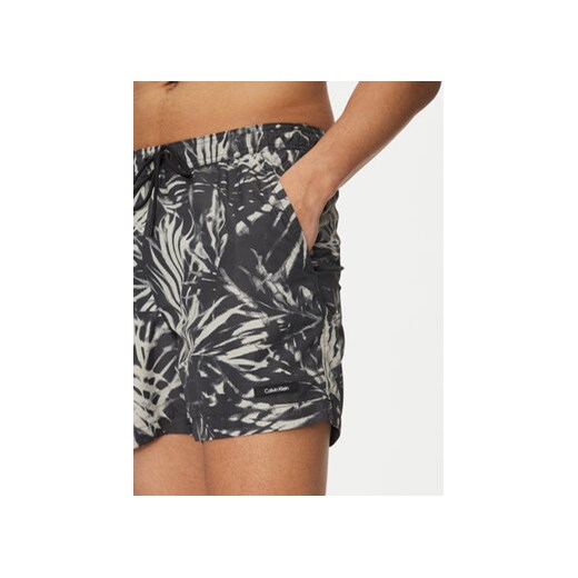 Calvin Klein Swimwear Szorty kąpielowe KM0KM01120 Czarny Regular Fit M MODIVO