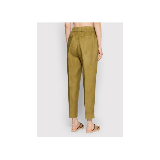 Sisley Spodnie materiałowe 4AGHLF00S Zielony Regular Fit Sisley 40 MODIVO