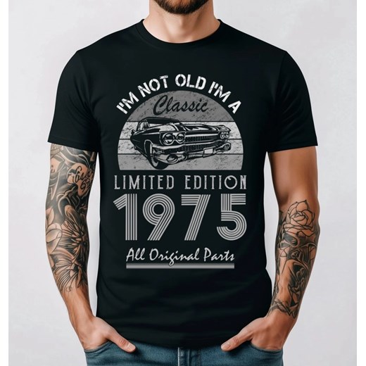 męska koszulka na 50 urodziny ze sklepu Time For Fashion w kategorii T-shirty męskie - zdjęcie 178598504