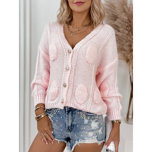 sweter pasen jasnoróżowy one size ze sklepu UBRA w kategorii Swetry damskie - zdjęcie 178598753