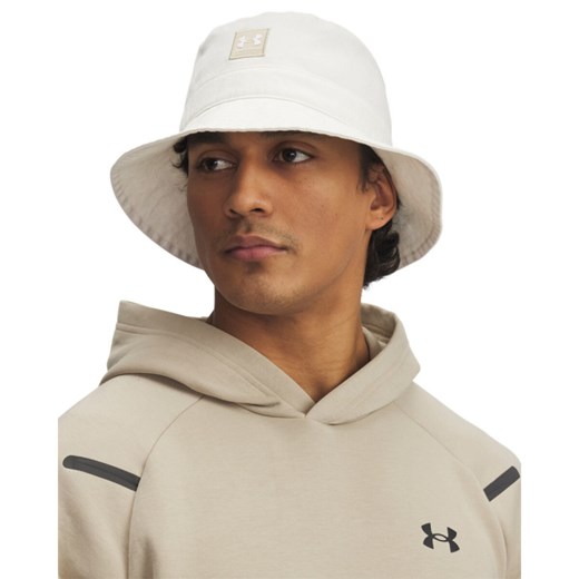 Męski kapelusz Under Armour Men\'s UA Branded Bucket - biały ze sklepu Sportstylestory.com w kategorii Kapelusze męskie - zdjęcie 178599094