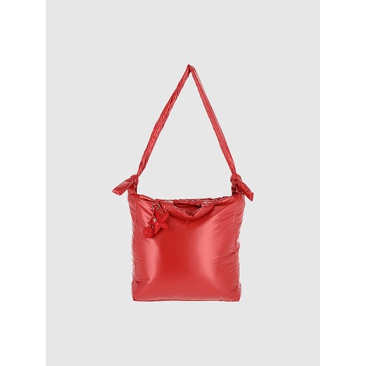Damska torba na ramię 4F 4FRSS25ASBGU086 - czerwona ze sklepu Sportstylestory.com w kategorii Torby Shopper bag - zdjęcie 178599174