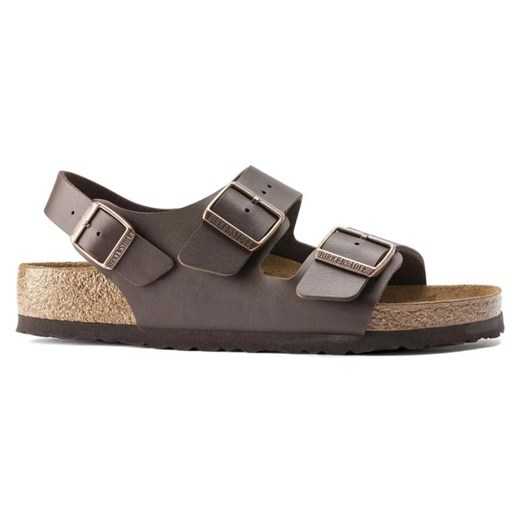 Sandały Męskie Birkenstock Milano Bs 0034701 Brązowe ze sklepu ButyModne.pl w kategorii Sandały męskie - zdjęcie 178600201