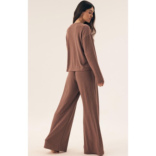 Esotiq komplet damski Ravi 42692-82X, Kolor brązowy, Rozmiar L, Esotiq ze sklepu Intymna w kategorii Komplety i garnitury damskie - zdjęcie 178601781