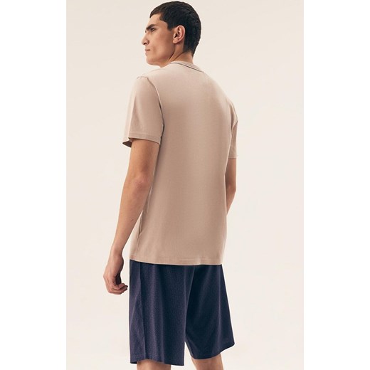 Henderson krótka piżama męska Dreamer 42632-02X, Kolor beżowy-wzór, Rozmiar M, Henderson ze sklepu Intymna w kategorii Piżamy męskie - zdjęcie 178601871
