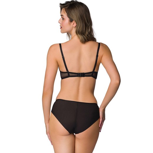 Biustonosz push-up czarny Elara M-3910/11, Kolor czarny, Rozmiar 65C, Mat ze sklepu Intymna w kategorii Biustonosze - zdjęcie 178601881