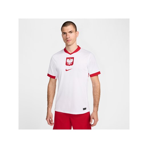 Męska koszulka piłkarska Nike Dri-FIT Polska Stadium 2024/25 (wersja domowa) – replika - Biel ze sklepu Nike poland w kategorii T-shirty męskie - zdjęcie 178602100
