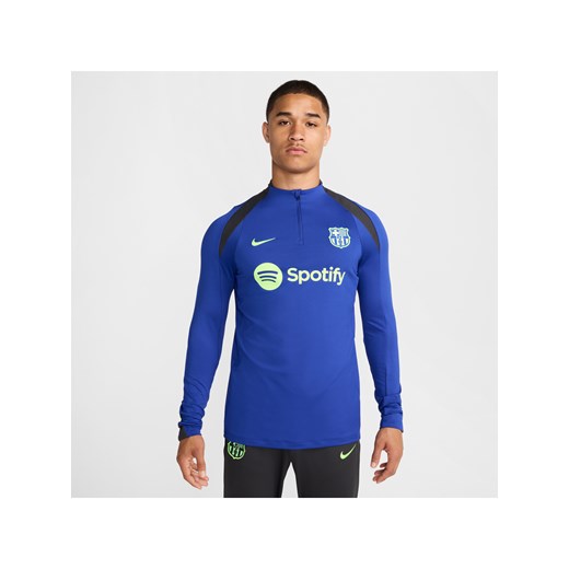 Męska treningowa koszulka piłkarska Nike Dri-FIT FC Barcelona Strike (wersja trzecia) - Niebieski ze sklepu Nike poland w kategorii T-shirty męskie - zdjęcie 178602192