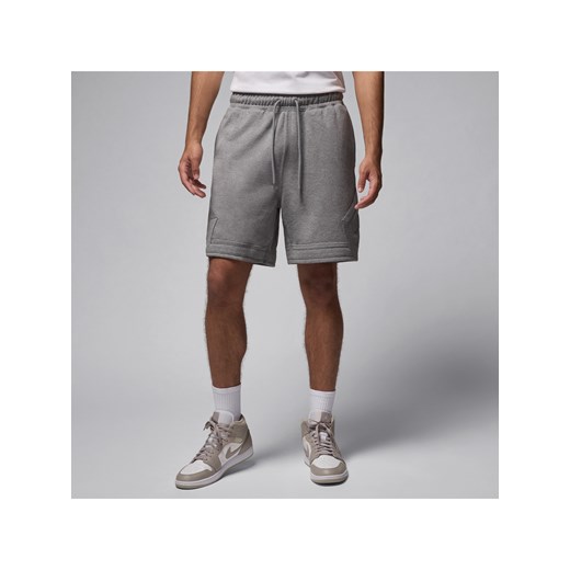 Męskie spodenki z motywem otwartego rombu Jordan Flight Fleece - Szary Jordan XS promocja Nike poland