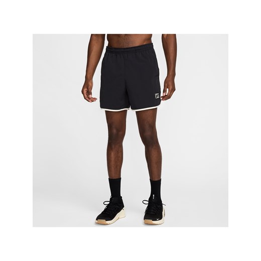 Męskie spodenki treningowe bez podszewki Dri-FIT Nike Gym Heritage 13 cm - Czerń ze sklepu Nike poland w kategorii Spodenki męskie - zdjęcie 178602612