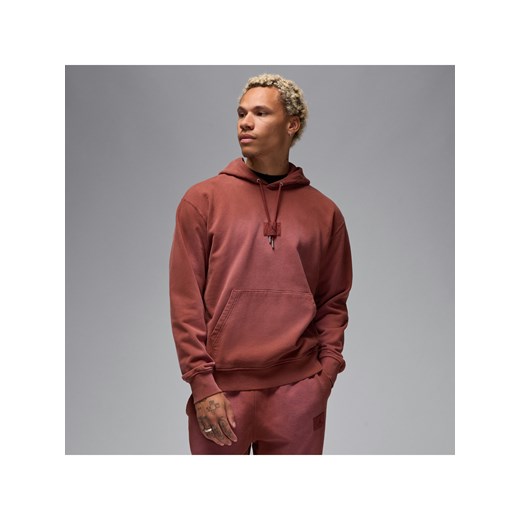 Męska bluza z kapturem Jordan Flight Fleece - Brązowy ze sklepu Nike poland w kategorii Bluzy męskie - zdjęcie 178602750